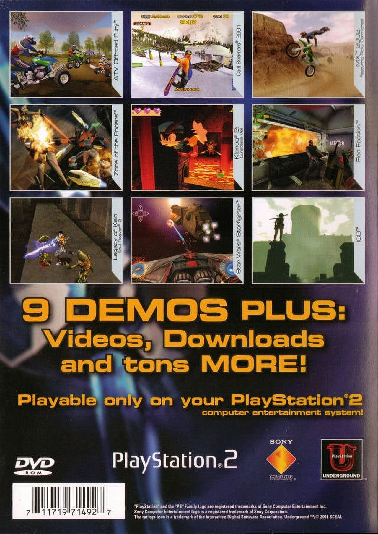 PlayStation Underground Jampack -- Summer 2003 (RP-T) (Sony PlayStation 2)  711719728023