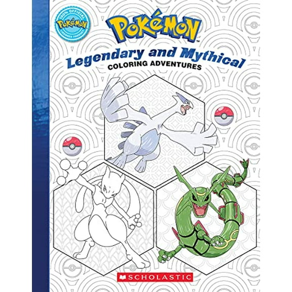 Pre-Owned Pokemon Coloring Adventures #2: Legendary & Mythical Pokemon: Legendary & Mythical Pokemon Paperback