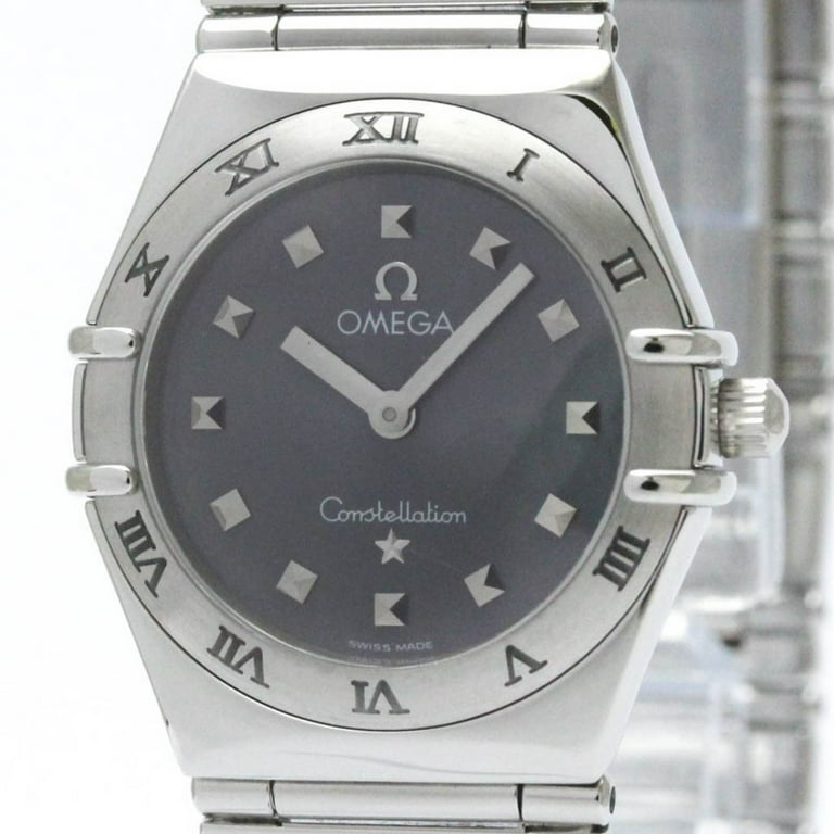 Pre Owned Polished OMEGA Constellation My Choice Quartz Ladies Watch 1571.51 BF566800 Good