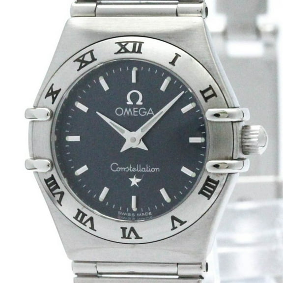 Pre-Owned Polished OMEGA Constellation Steel Quartz Ladies Watch 1562.40 BF571217 (Good)