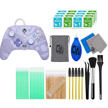 Pre-Owned PowerA - Enhanced Wired Controller for Xbox Series X With Cleaning Manual Kit Bolt Axtion Bundle