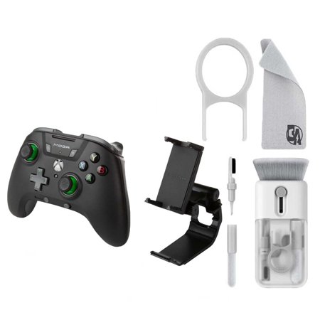 Pre-Owned PowerA - MOGA Bluetooth Controller for Mobile & Cloud Gaming - MOGA XP5-X Plus With Cleaning Electric kit Bolt Axtion Bundle