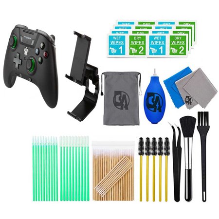 Restored PowerA - MOGA Bluetooth Controller for Mobile & Cloud Gaming - MOGA XP5-X Plus With Cleaning Manual Kit Bolt Axtion (Refurbished)