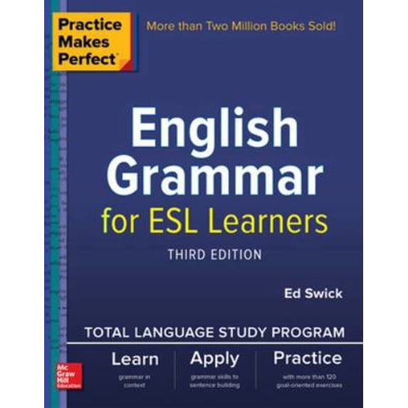 Pre-Owned Practice Makes Perfect: English Grammar for ESL Learners, Third Edition (Paperback) 1260120937 9781260120936