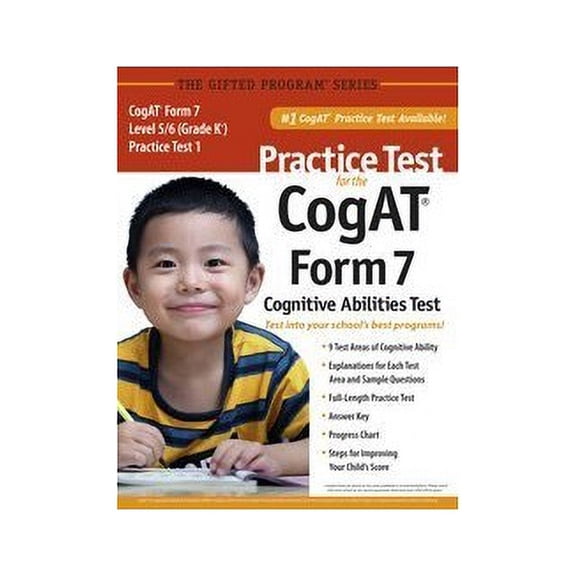 Pre-Owned Practice Test for the CogAT?Form 7 Level 5/6 (Grade K*) Practice Test 1 by Mercer Publishing (2011) Paperback Paperback