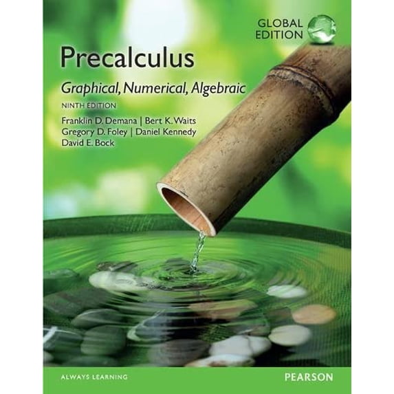 Pre-Owned Precalculus: Graphical, Numerical, Algebraic, Global Edition Paperback