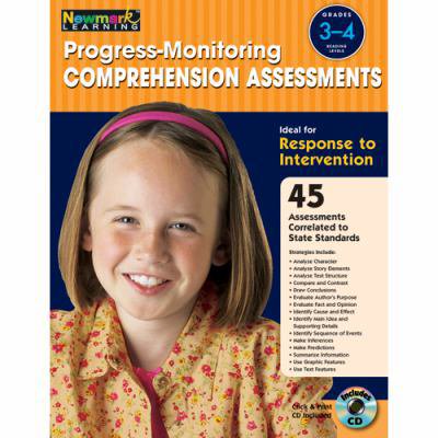 Pre-Owned Progress-Monitoring Comprehension Assessments: Grades 3-4 [With CDROM] (Paperback) 1607190494 9781607190493