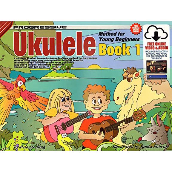 Pre-Owned CP15002 - Progressive Ukulele Method for Young Beginners Book 1 (Paperback) 982915002X 9789829150028