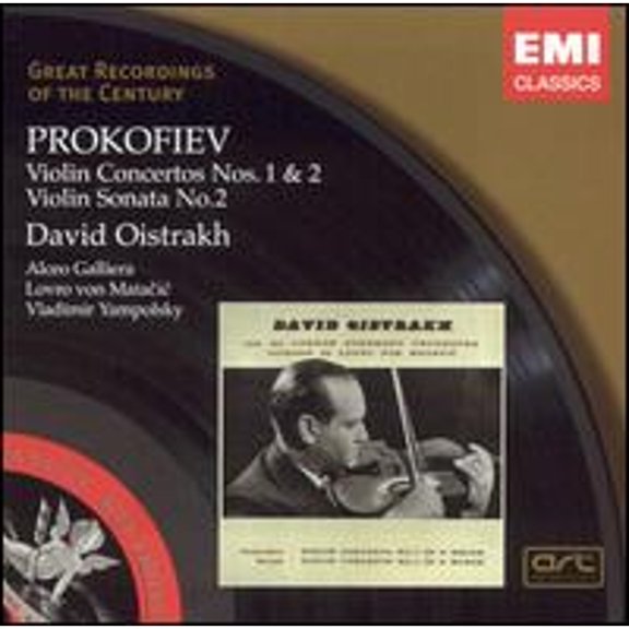 Pre-Owned Prokofiev: Violin Concertos Nos. 1 & 2; Violin Sonata No. 2 (CD 0724356288928) by David Oistrakh (violin), Vladimir Yampolsky (piano)