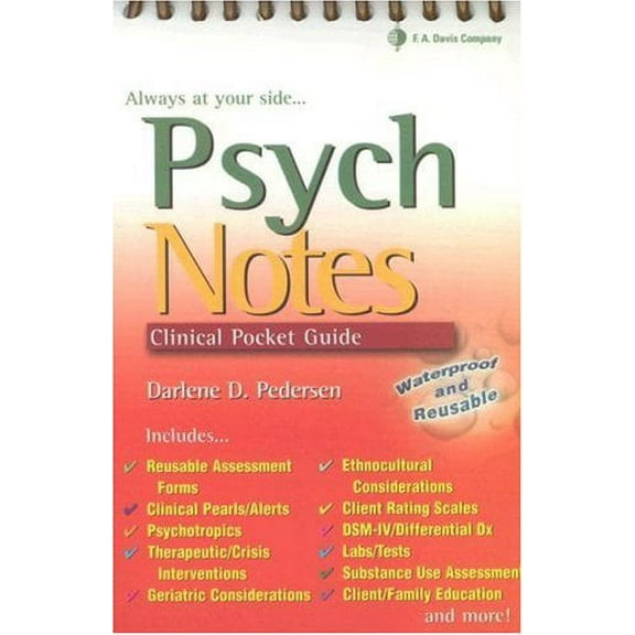 Pre-Owned Psychnotes: Clinical Pocket Guide, 1st Edition, 9780803612860, 0803612869, Paperback, 1 edition