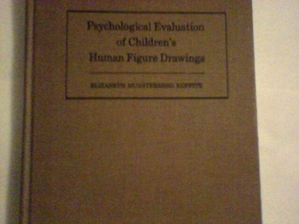 PreOwned Psychological Evaluation of Childrens Human Figure Drawing