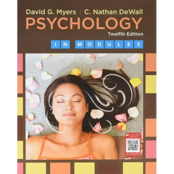 Pre-Owned Psychology in Modules, 9781319050610, 1319050611, Hardcover, Twelfth edition