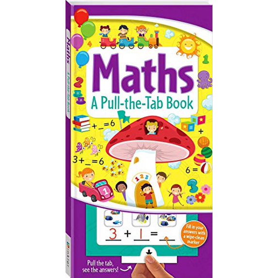 Pre-Owned Pull-the-Tab Board Book: Maths (Hardcover) 1488935777 9781488935770