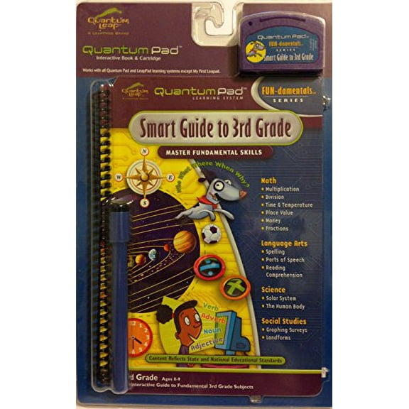 Pre-Owned Quantum Pad Smart Guide to 3rd Grade(Master Fundamental Skills) (FUN-damentals Series, Interactive) (Unknown) 1586057359 9781586057350