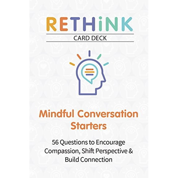 Pre-Owned Rethink Card Deck Mindful Conversation Starters: 56 Questions to Encourage Compassion, Shift (Paperback) by Theo Koffler