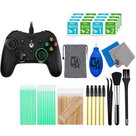 Pre-Owned RIG - Nacon Revolution X Controller for Xbox Series X/S, Xbox One, and Windows 10/11 Black With Cleaning Manual Kit Bolt Axtion Bundle