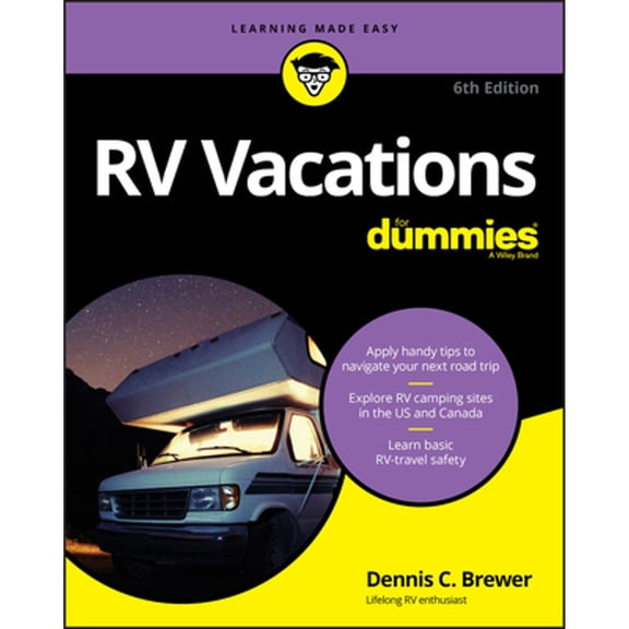 Pre-Owned RV Vacations for Dummies (Paperback 9781119560173) by Dennis C Brewer
