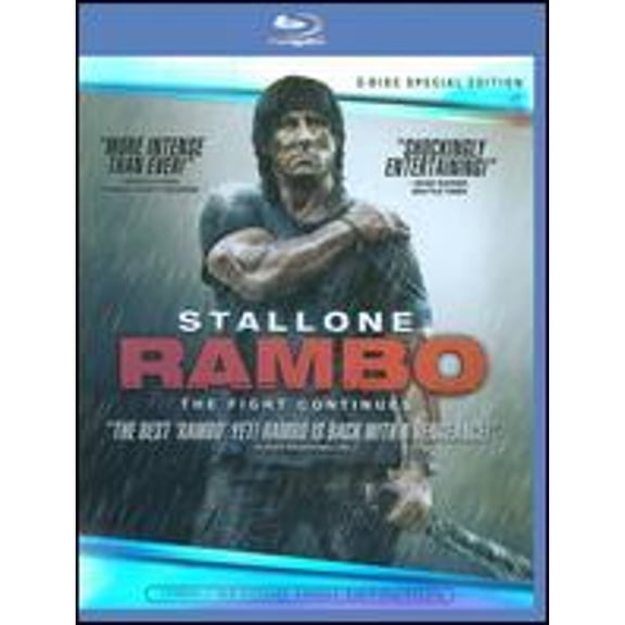 Pre-Owned Rambo Blu-ray by Sylvester Stallone, Action Thriller