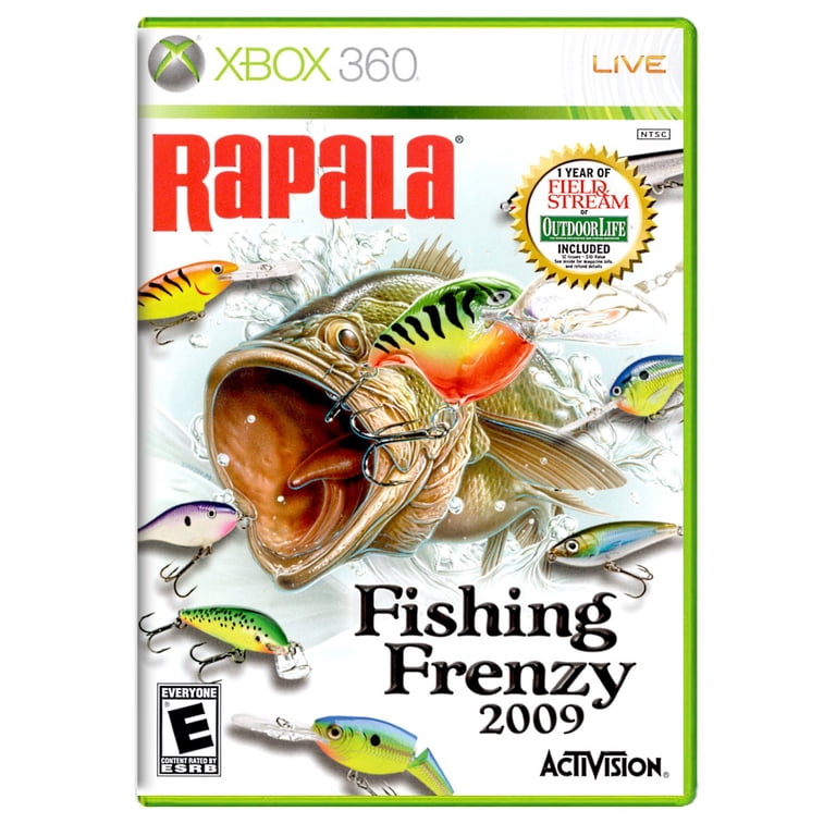 Restored Rapala Fishing Frenzy 2009, Activision, Physical/Xbox 360