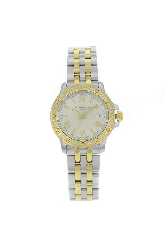 Pre-Owned Raymond Weil Tango Silver Dial Steel Quartz Ladies Watch 5399-SPS-00657 (Good)