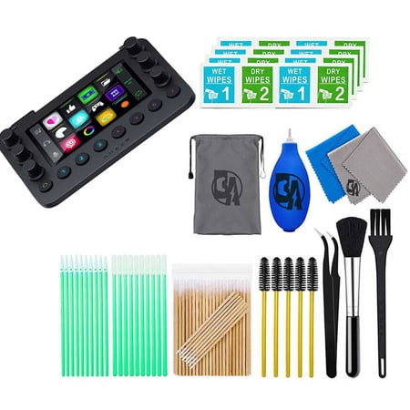 Restored Razer - All-in-One Control Deck For Streaming - Black With Cleaning Manual Kit Bolt Axtion (Refurbished)