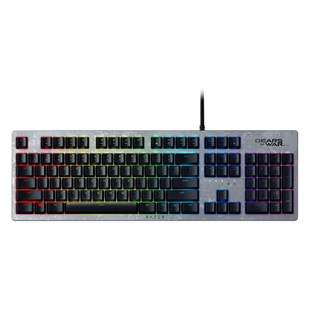 Razer - Huntsman Gears 5 Edition Wired Gaming Opto-Mechanical Switch Keyboard with RGB Back Lighting - Black/Gray