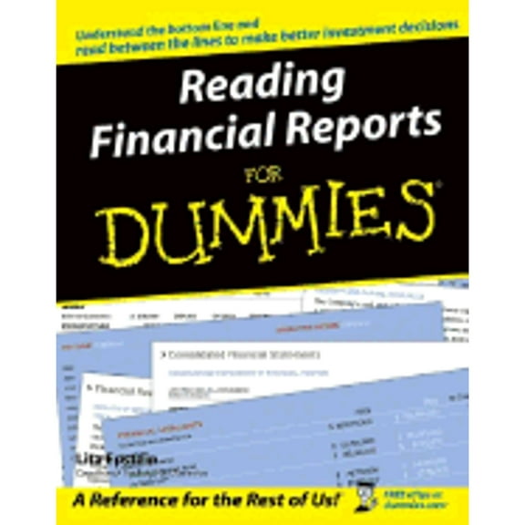 Pre-Owned Reading Financial Reports for Dummies (Paperback) by Lita Epstein