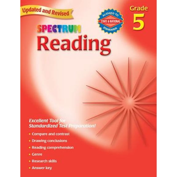 Pre-Owned Reading, Grade 5 by Spectrum (Paperback), Education, English