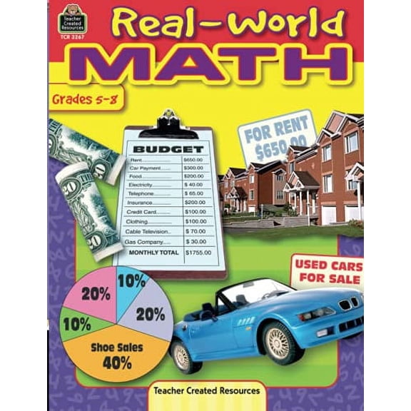 Pre-Owned Real-World Math: Grades 5-8 Paperback