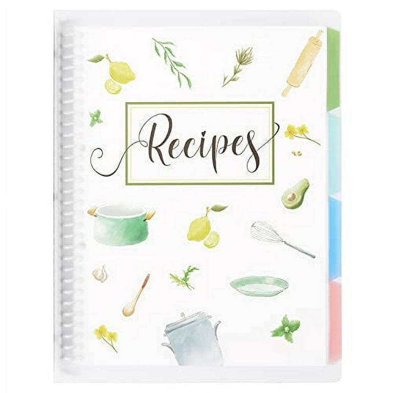 Pre-Owned Recipe Book to Write in Your Own Recipes, 8.5' x 11