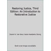 Pre-Owned Restoring Justice: An Introduction to Restorative Justice- (Paperback) 1593453205 9781593453206
