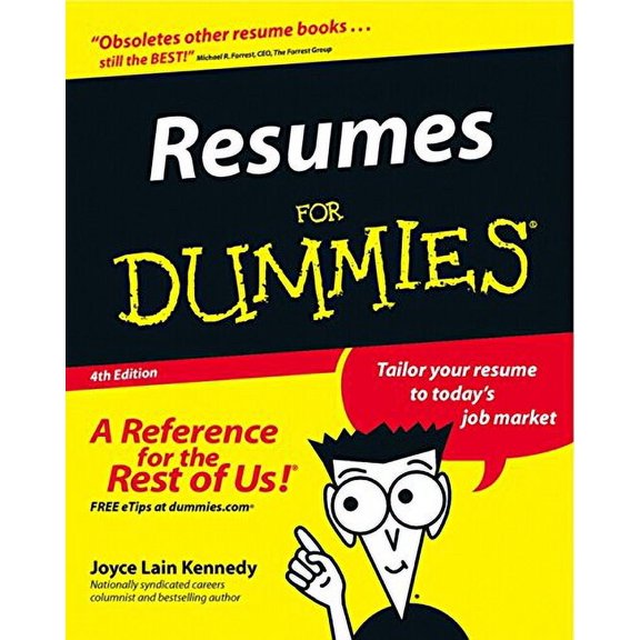 Pre-Owned Resumes for Dummies . (Paperback) by Joyce Lain Kennedy