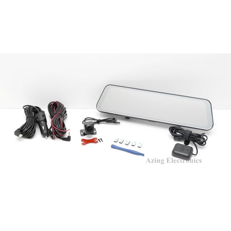 Pre-Owned Rexing M2 M2-BBY 2K Front and Rear Mirror Dash Cam with Smart GPS (Good)