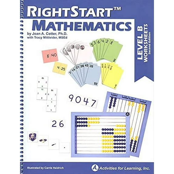 Pre-Owned Right Start Mathematics - Level B worksheets (2nd Edition), 9781931980630, 1931980632, Paperback, 2nd edition