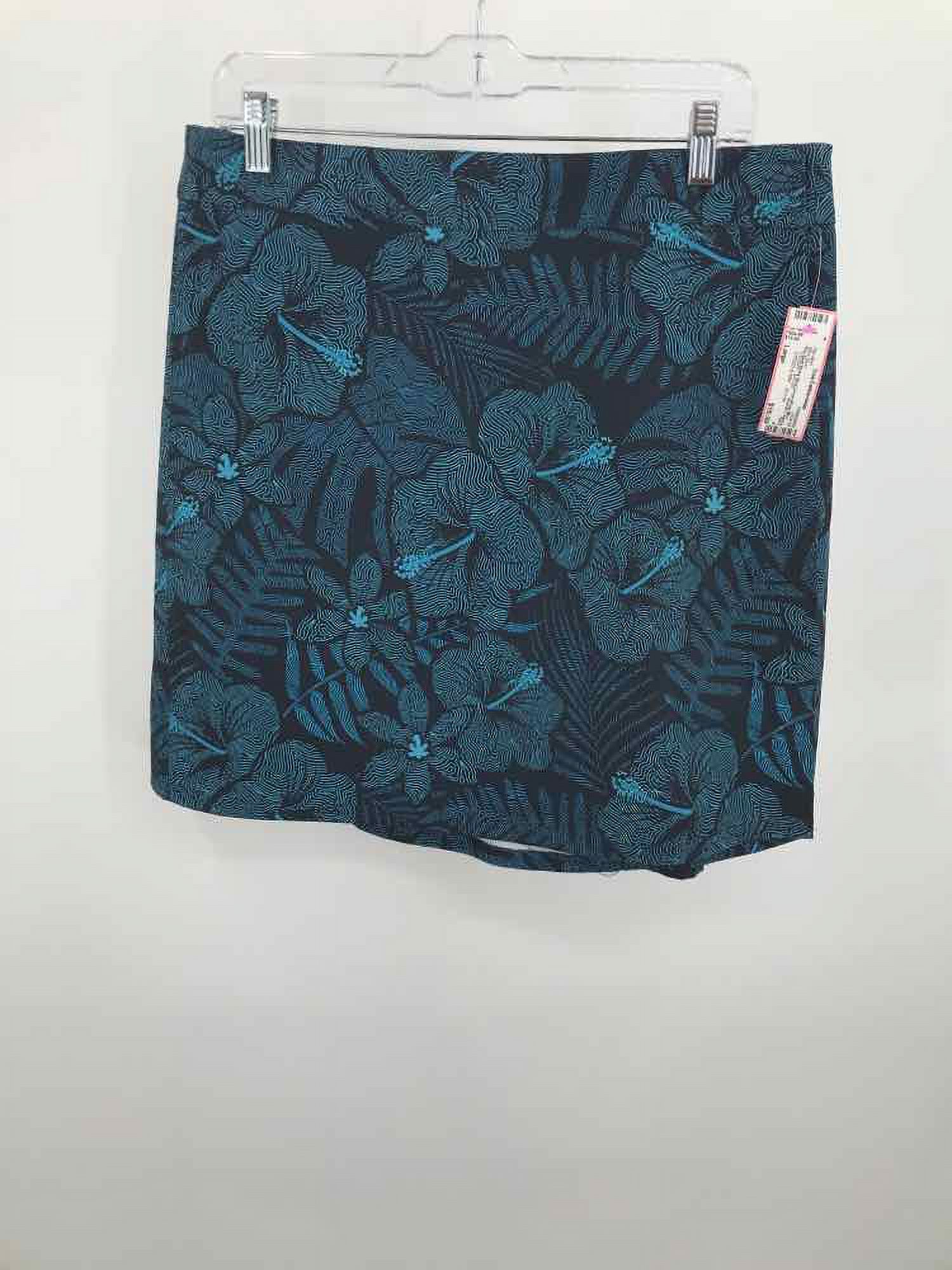 PreOwned Rip Skirt Navy Size Large Wrap Mini Skirt