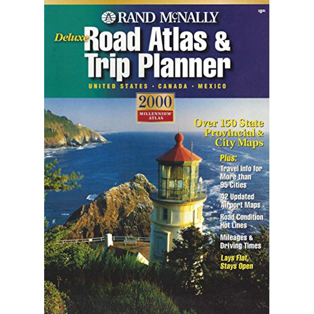 PreOwned Road Atlas & Trip Planner Deluxe 2000 USA/Canada/Mexico