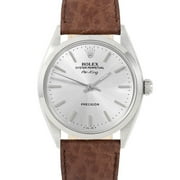 Pre-Owned Pre Owned Rolex Airking 5500 w/ Black Stick Dial 34mm Men's Watch (Certified Authentic & Warranty Included)