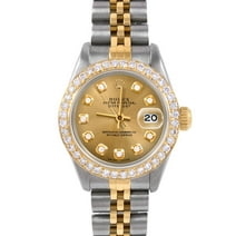 Pre-Owned Rolex 6917 Ladies 26mm Datejust Wristwatch Champagne Diamond (3 Year Warranty) (Good)