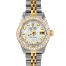 Pre-Owned Rolex 6917 Ladies 26mm Datejust Wristwatch Mother of Pearl Diamond (3 Year Warranty)