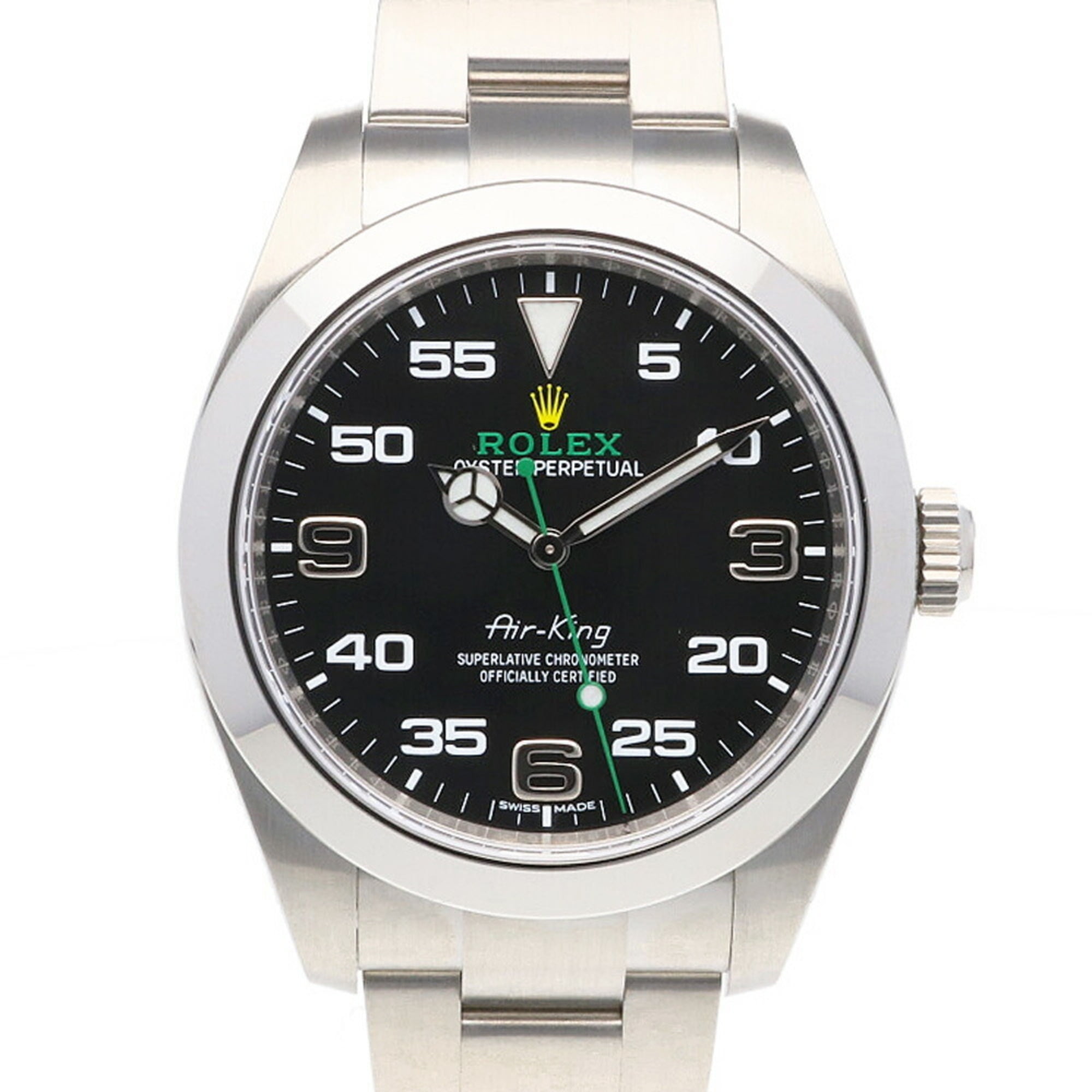 Pre-Owned Rolex Air King Oyster Perpetual Watch Stainless Steel 116900 Automatic... (Good)