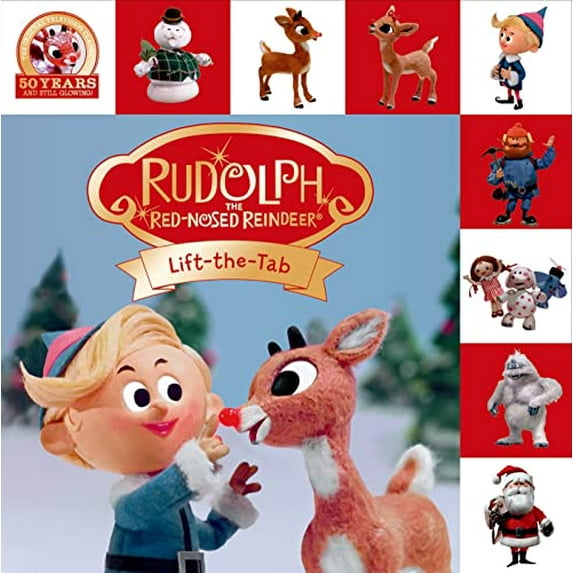 Pre-Owned Rudolph the Red-Nosed Reindeer Lift-The-Tab (Lift-The-Flap Tab Books) Paperback