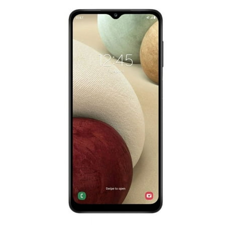 Restored SAMSUNG Galaxy A12 6.5" 32GB Storage 8GB RAM Black 4G LTE AT&T Smartphone SM-A125U (Refurbished)
