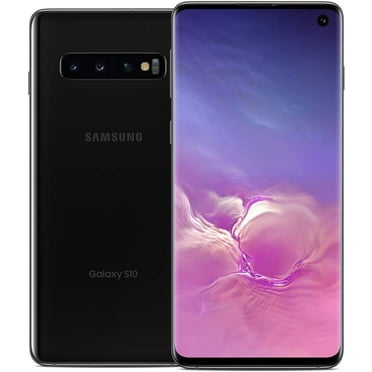 Restored SAMSUNG Galaxy S10 G973U 128GB, Prism Black Fully Unlocked (LCD Shadow) (Refurbished)
