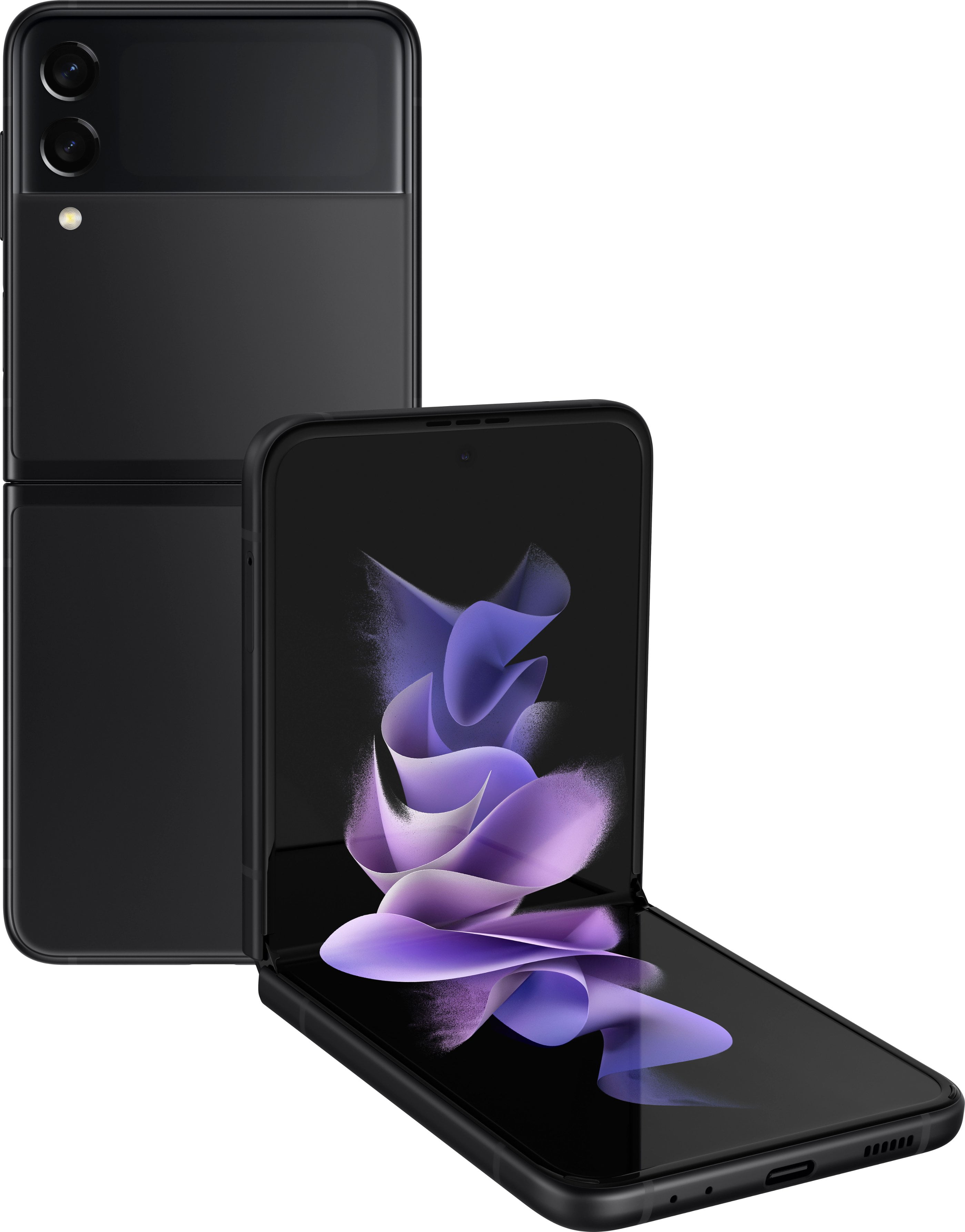 Pre-Owned SAMSUNG Galaxy Z Flip 3 5G F711U 128GB, Black Unlocked Smartphone  - Very (Refurbished: Good)