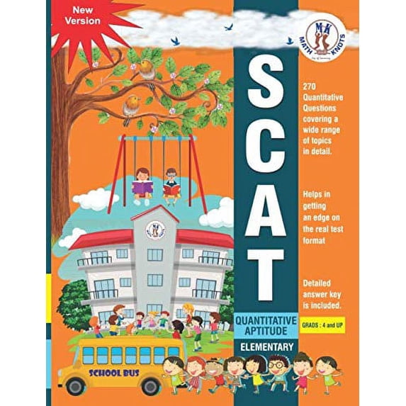 Pre-Owned SCAT Quantitative Aptitude-Grades 4 and Up Paperback