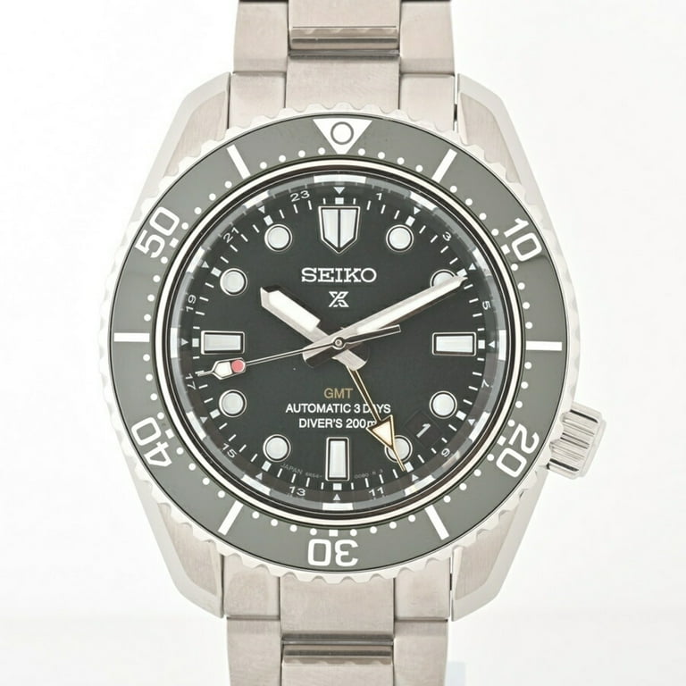 Pre-Owned SEIKO PROSPEX Diver Scuba GMT Watch SBEJ009 Pre-Owned SEIKO PROSPEX Diver Scuba GMT Watch SBEJ009