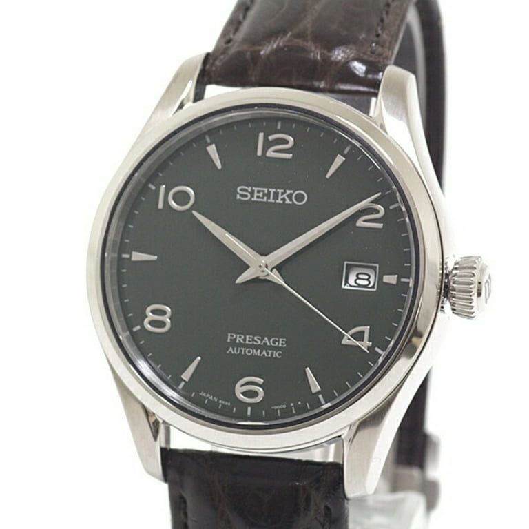 Pre Owned SEIKO Seiko Men s Watch Presage SARX063 Green Enamel