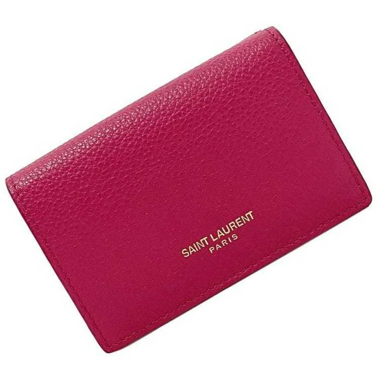 Saint laurent pink wallet sale