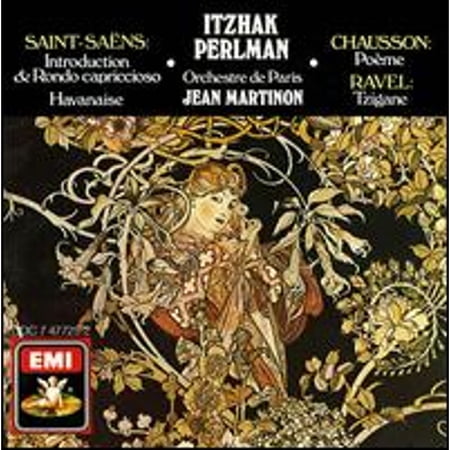 Pre-Owned Saint-Sav´ns: Introduction & Rondo Capriccioso; Chausson: Pov®me; Ravel: Tzigane (CD 0077774772525) by Itzhak Perlman (violin), Orchestre de Paris, Jean Martinon (conductor)