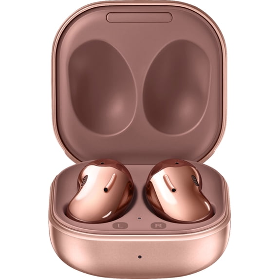 Pre-Owned Samsung Galaxy Buds Live True Wireless Bluetooth In-Ear Earbud Headphones, Mystic Bronze, 1, 1, 1